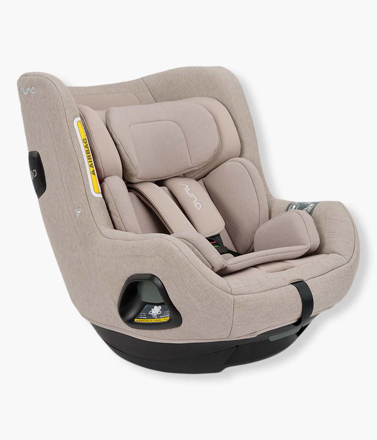 Vista lateral da cadeira auto para bebé Todl Next da marca Nuna na cor Chateau. A Nuna Todl Next é uma cadeira auto rotativa i-Size concebida para acompanhar o crescimento do bebé desde o nascimento até aos 105 cm. Compatível com o sistema modular Next, combina elevados padrões de segurança, conforto excecional e cinco posições de reclinação para viagens mais tranquilas em todas as fases de desenvolvimento.
