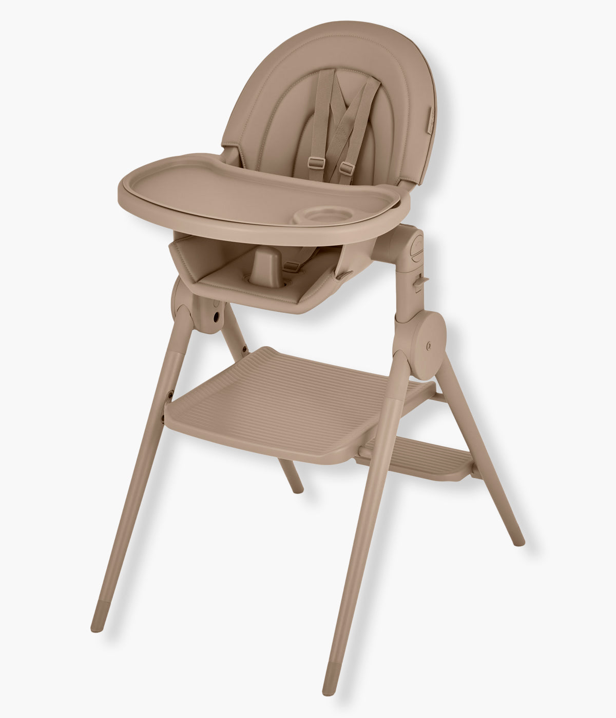 Vista frontal da cadeira evolutiva para bebé 3 em 1 Ozy da marca Anex na cor Fluff. A Anex Ozy é uma cadeira concebida para acompanhar a criança desde o nascimento até aproximadamente aos 5 anos.