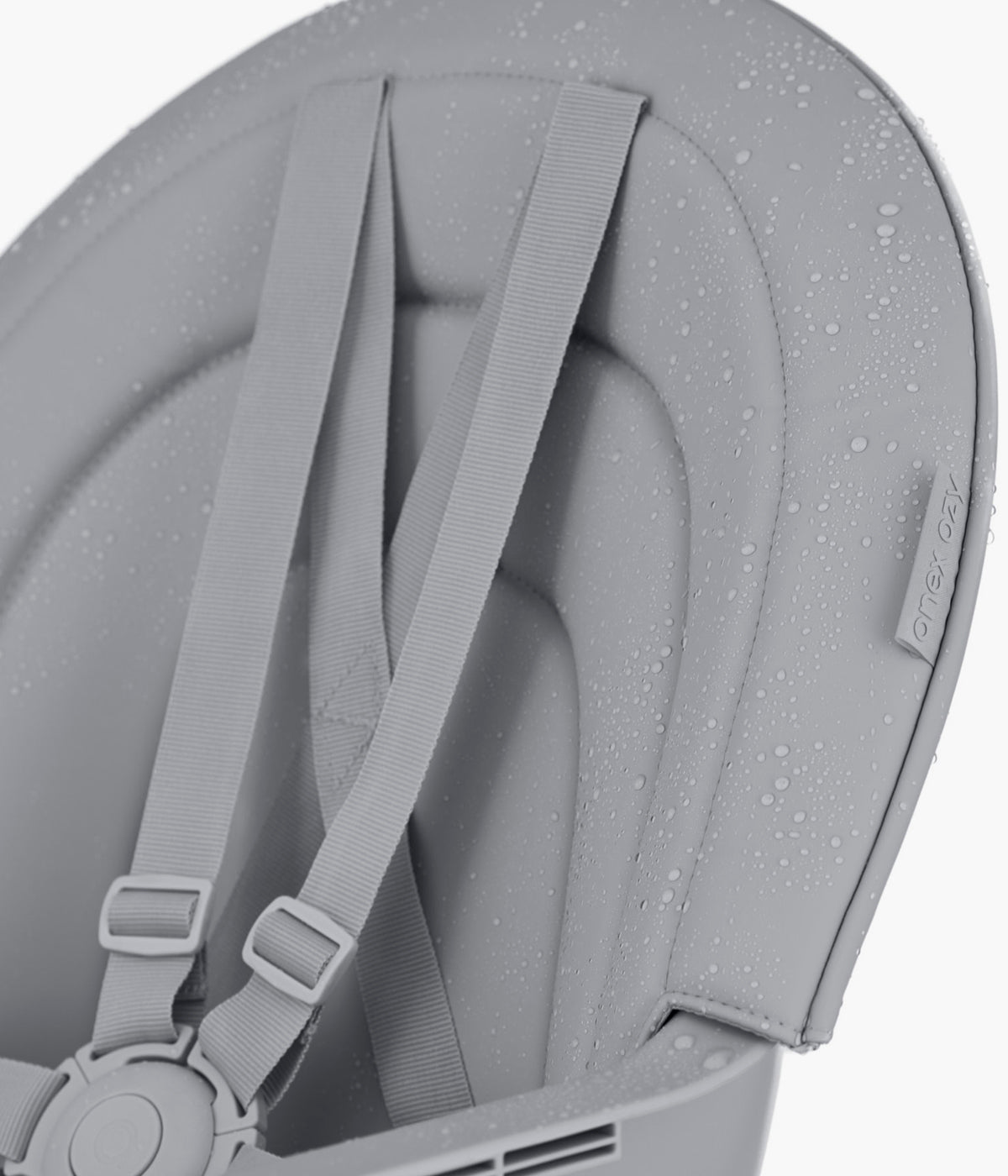 Detalhes da cadeira evolutiva para bebé 3 em 1 Ozy da marca Anex na cor Shade.