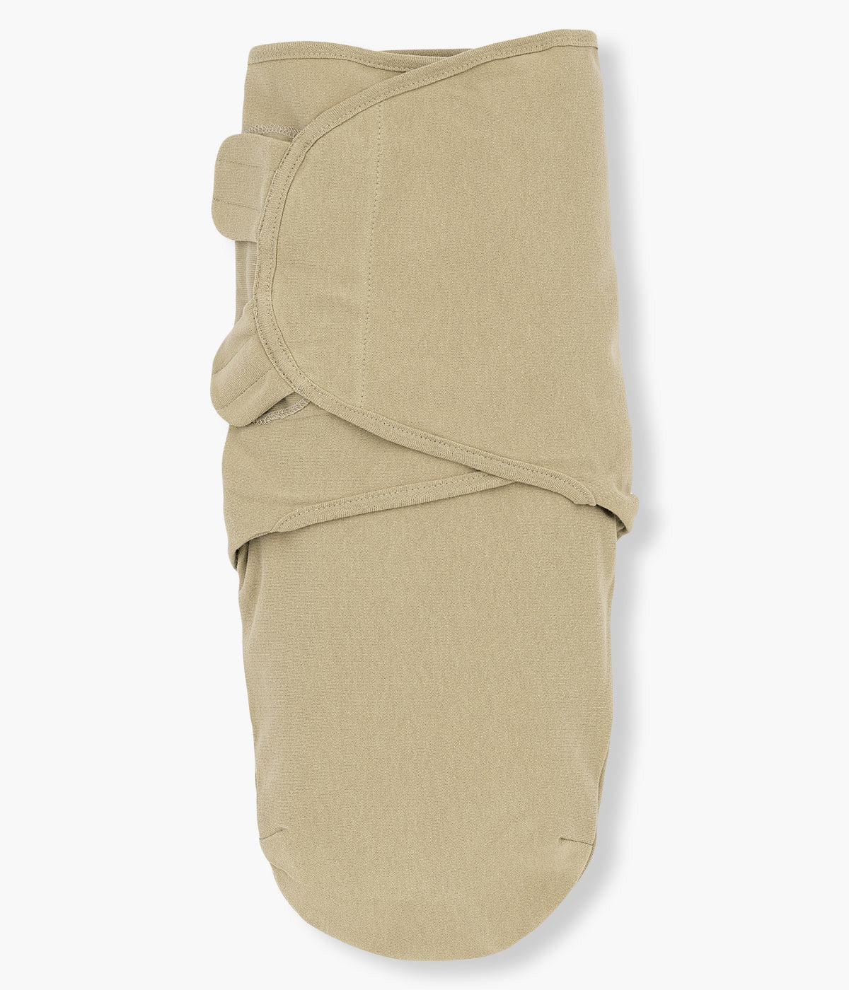 Swaddle Wrap com Velcro em Algodão para Bebé - Bege