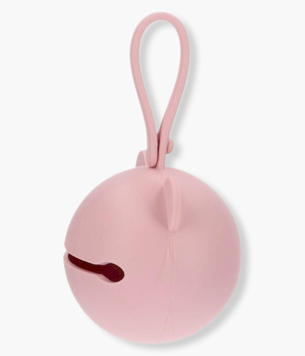 Porta Chupetas de Pendurar em Silicone Urso - Rosa