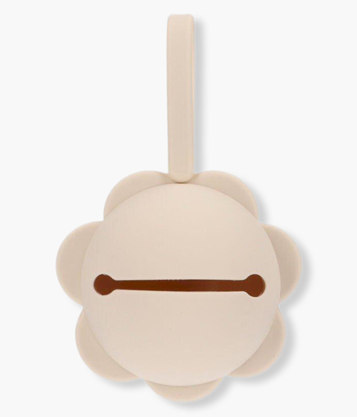 Porta Chupetas de Pendurar em Silicone Flor - Pérola