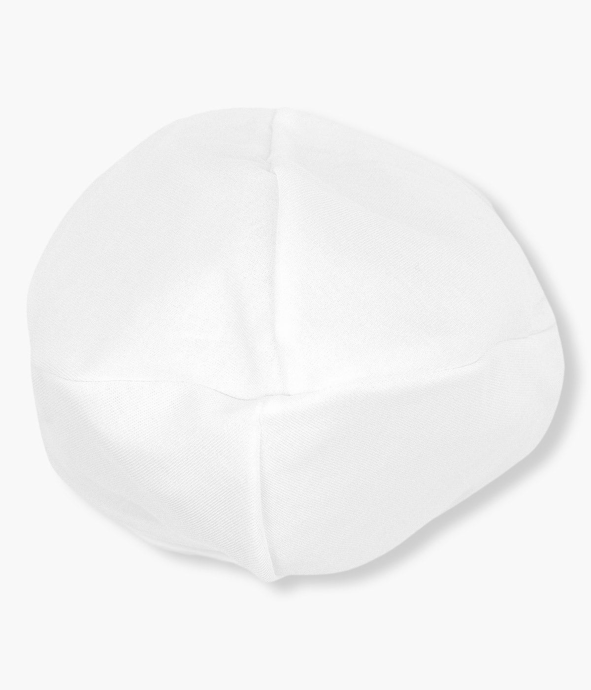 Gorro Duplo em Veludo para Bebé - Branco