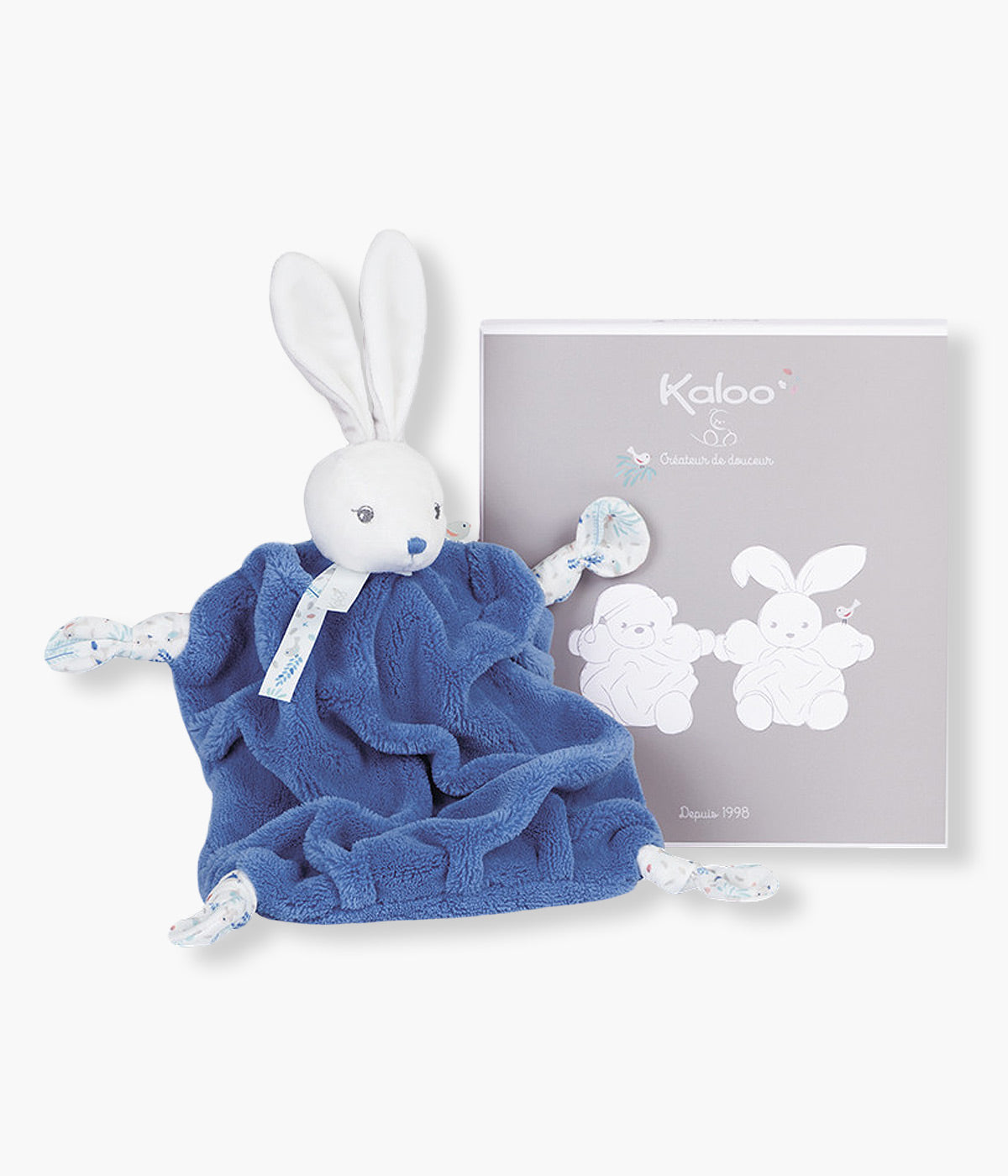 Kaloo Coelho Doudou para Bebé Menino - Azul Escuro