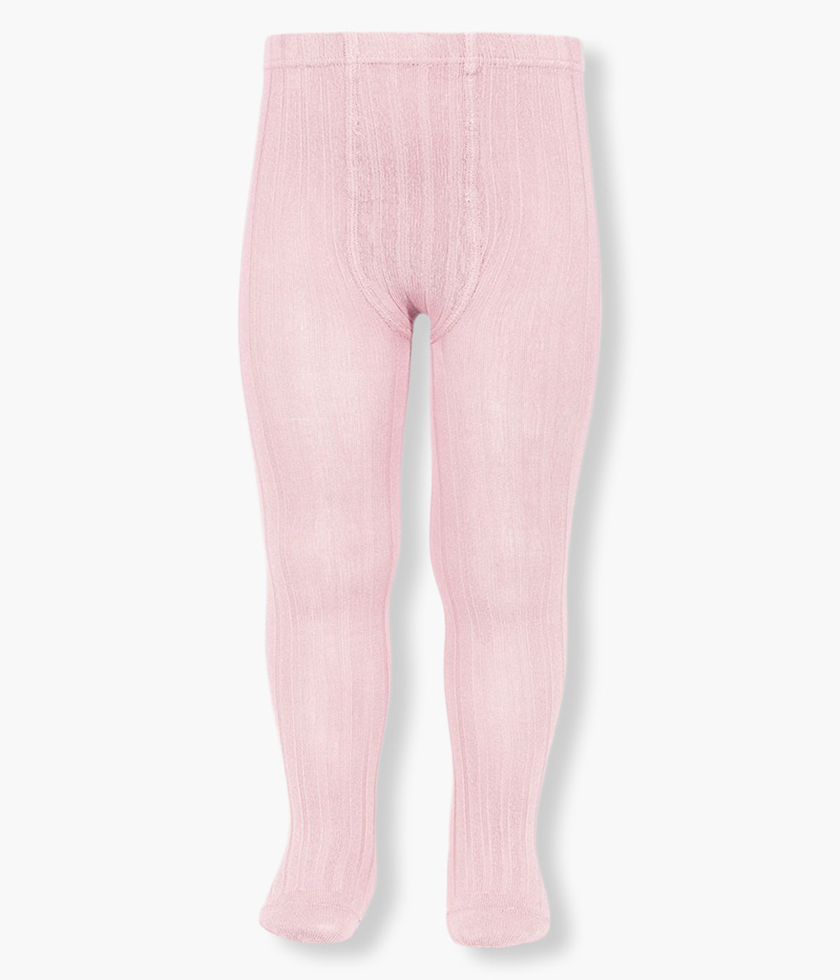 Descubra na Moon Baby Shop collants canelados em algodão anti-pilling de cor rosa (500) da marca Cóndor para bebé menina e recém-nascida.