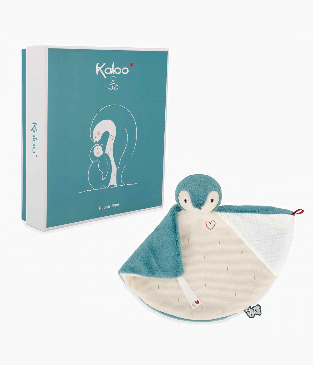 Kaloo Pinguim Doudou para Bebé - Verde