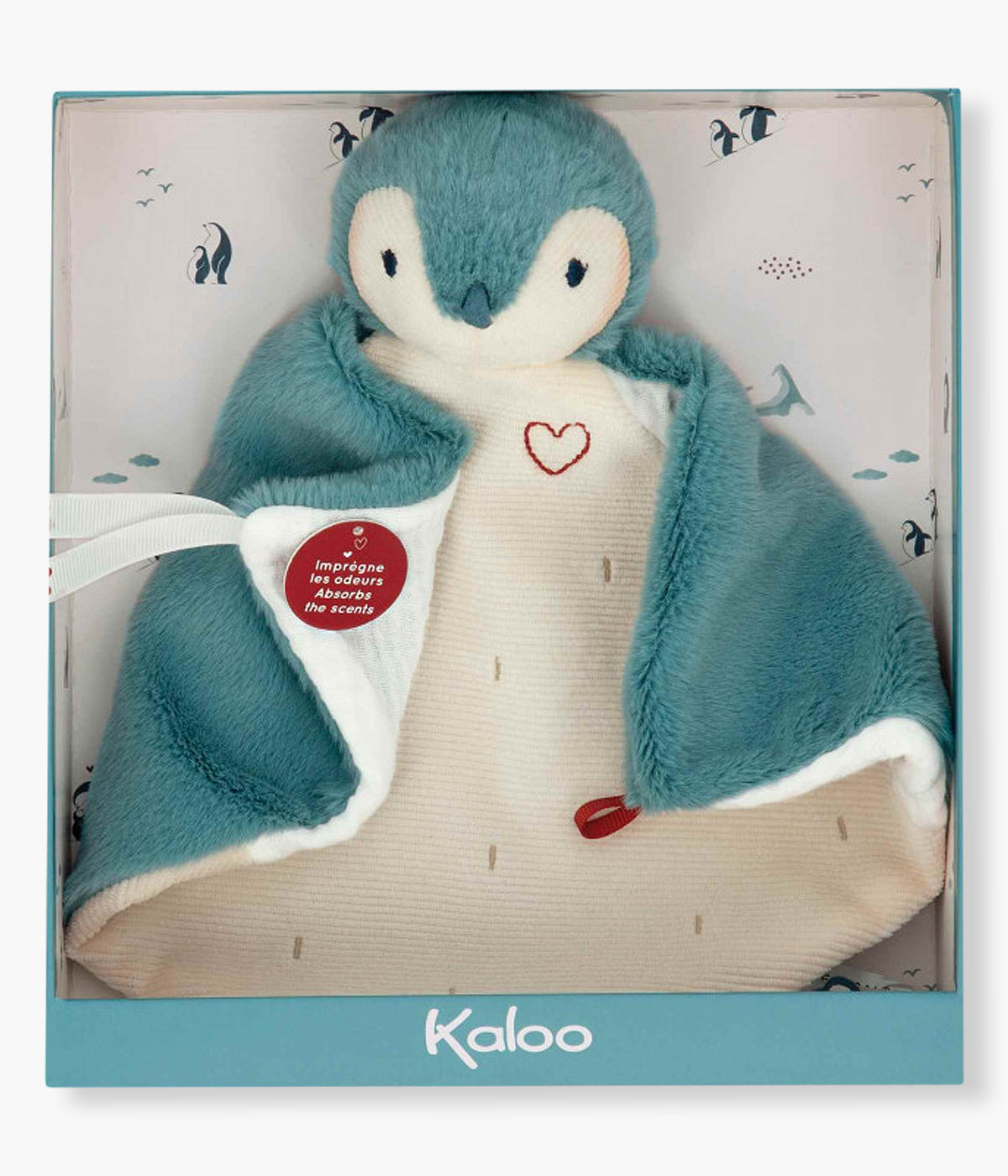 Kaloo Pinguim Doudou para Bebé - Verde