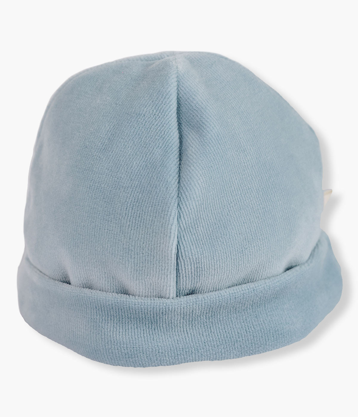 Gorro Duplo em Veludo para Bebé - Azul Escuro