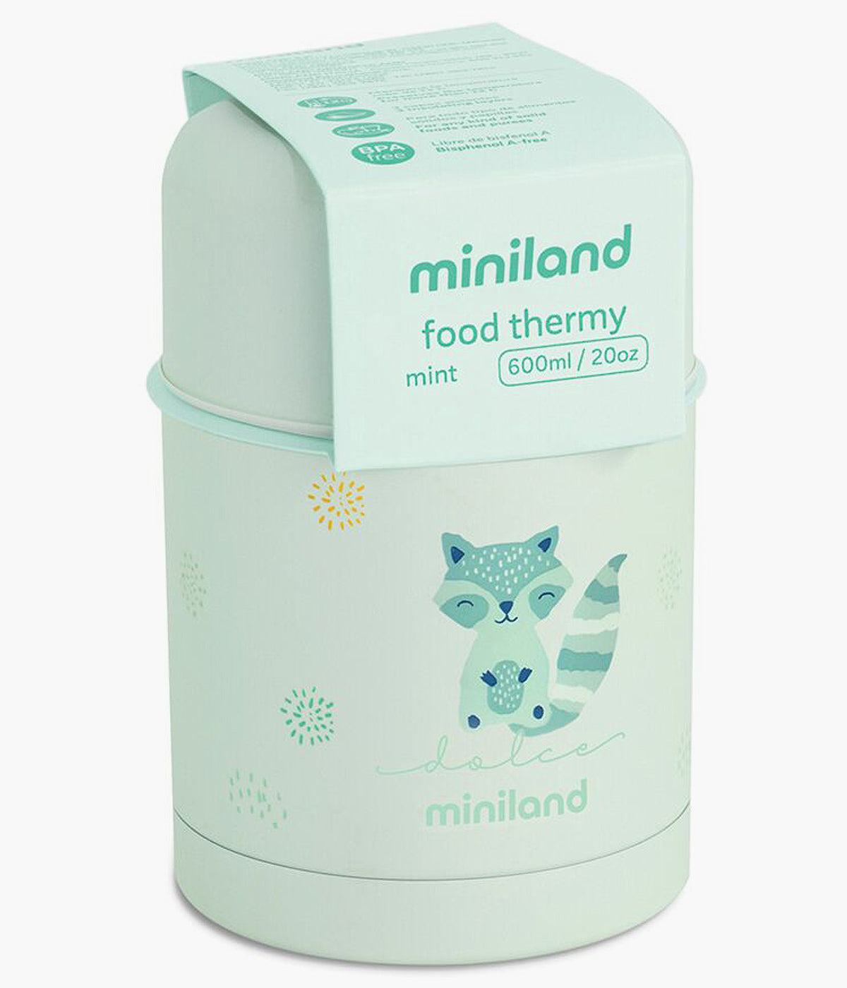 Miniland Termo para Sólidos Mint 600ml - Verde