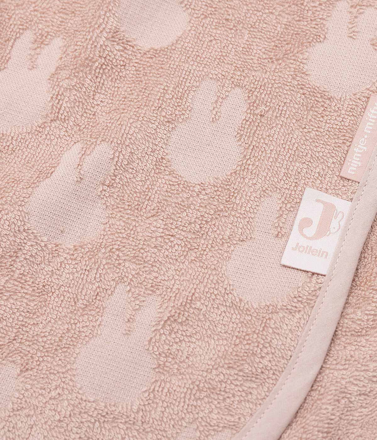 Jollein x Miffy Poncho de Banho Algodão Bebé Menina - Rosa