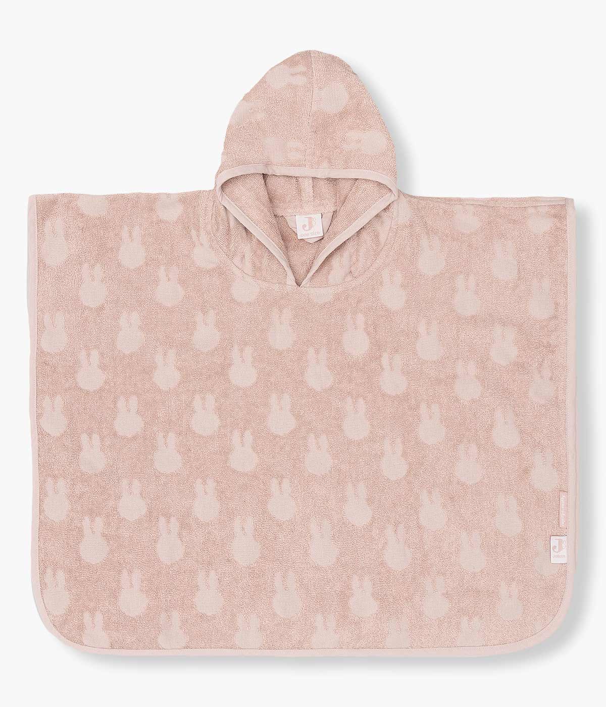 Jollein x Miffy Poncho de Banho Algodão Bebé Menina - Rosa