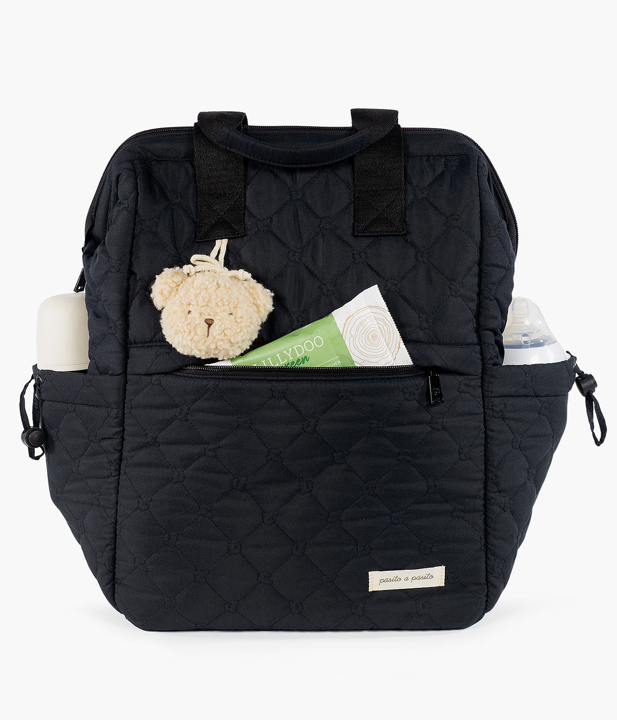 Pasito a Pasito Mochila de Maternidade Paddington - Preto