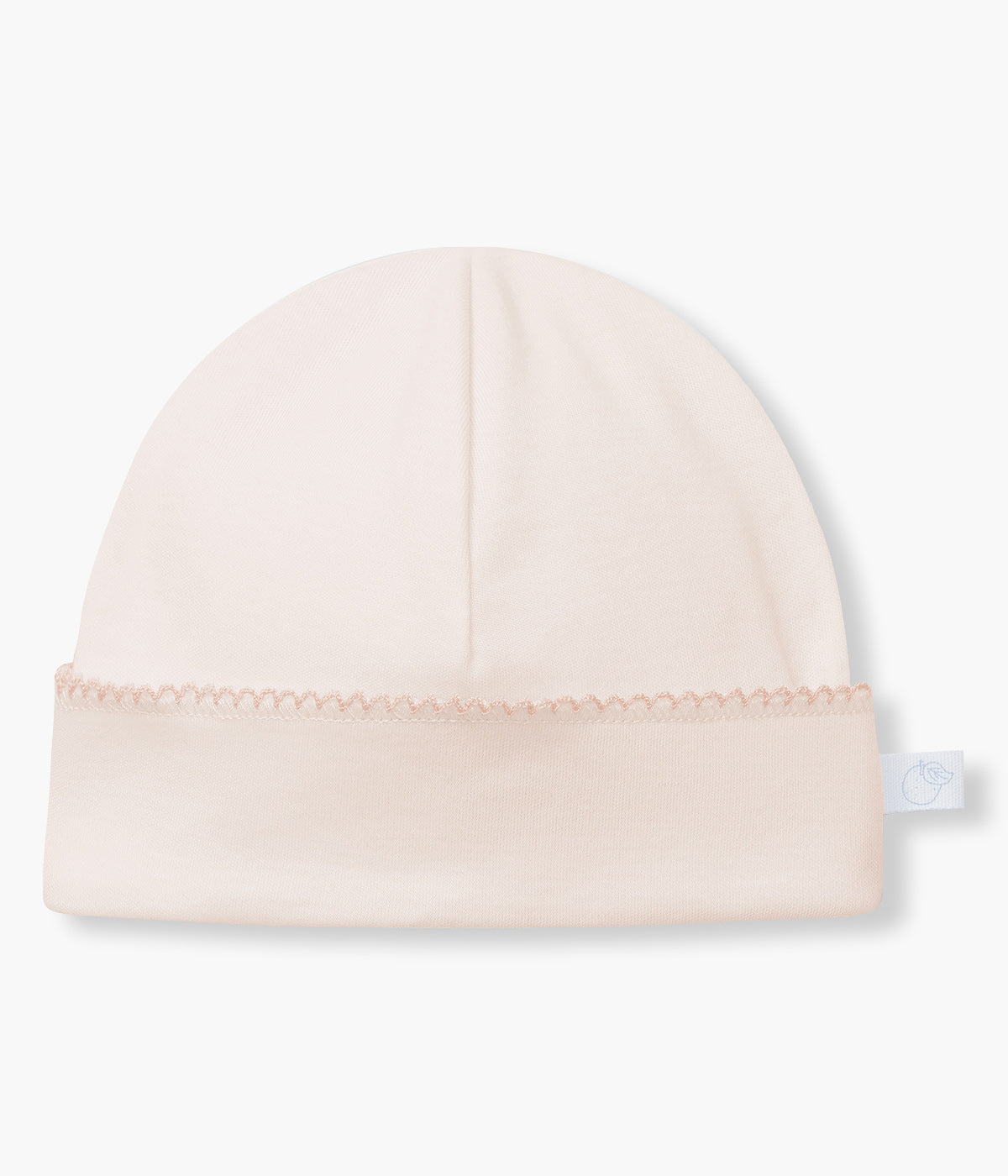 Gorro em Algodão com Picueta para Bebé Menina - Rosa