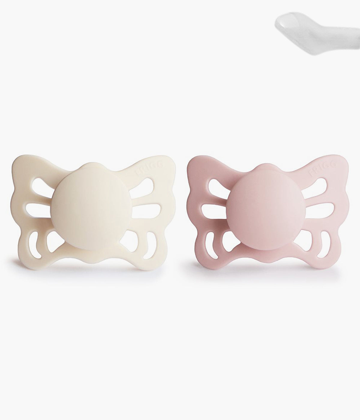 Frigg Butterfly 2 Chupetas Cream/Blush Silicone Anatómica