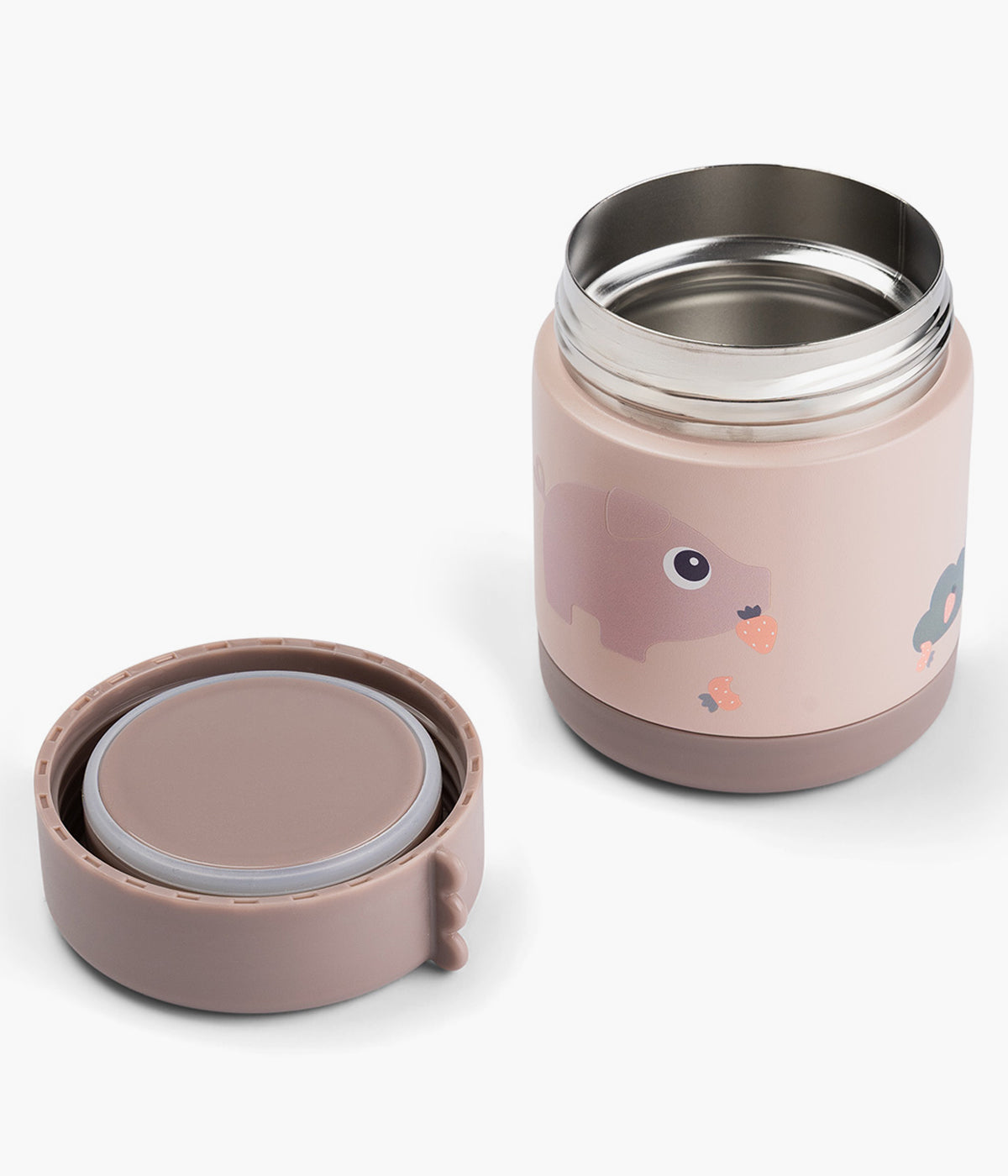 Termo para Sólidos Done by Deer Tiny Farm 300ml - Rosa