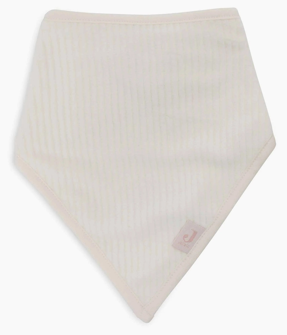 Conjunto de duas babetes em veludo canelado da Jollein para bebé menina e recém-nascida. Suaves babetes, uma pérola e outra rosa, perfeitas para manter a bebé limpa enquanto aprende a beber e comer sozinha.