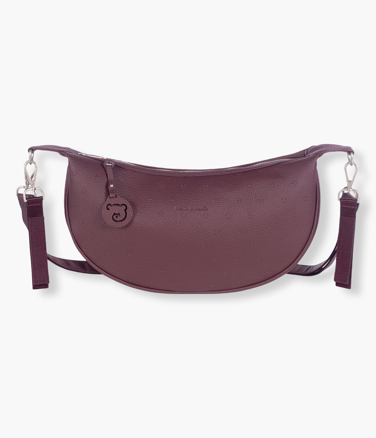 Bolsa de Passeio Gôndola Pasito a Pasito New London Cherry vista de frente.