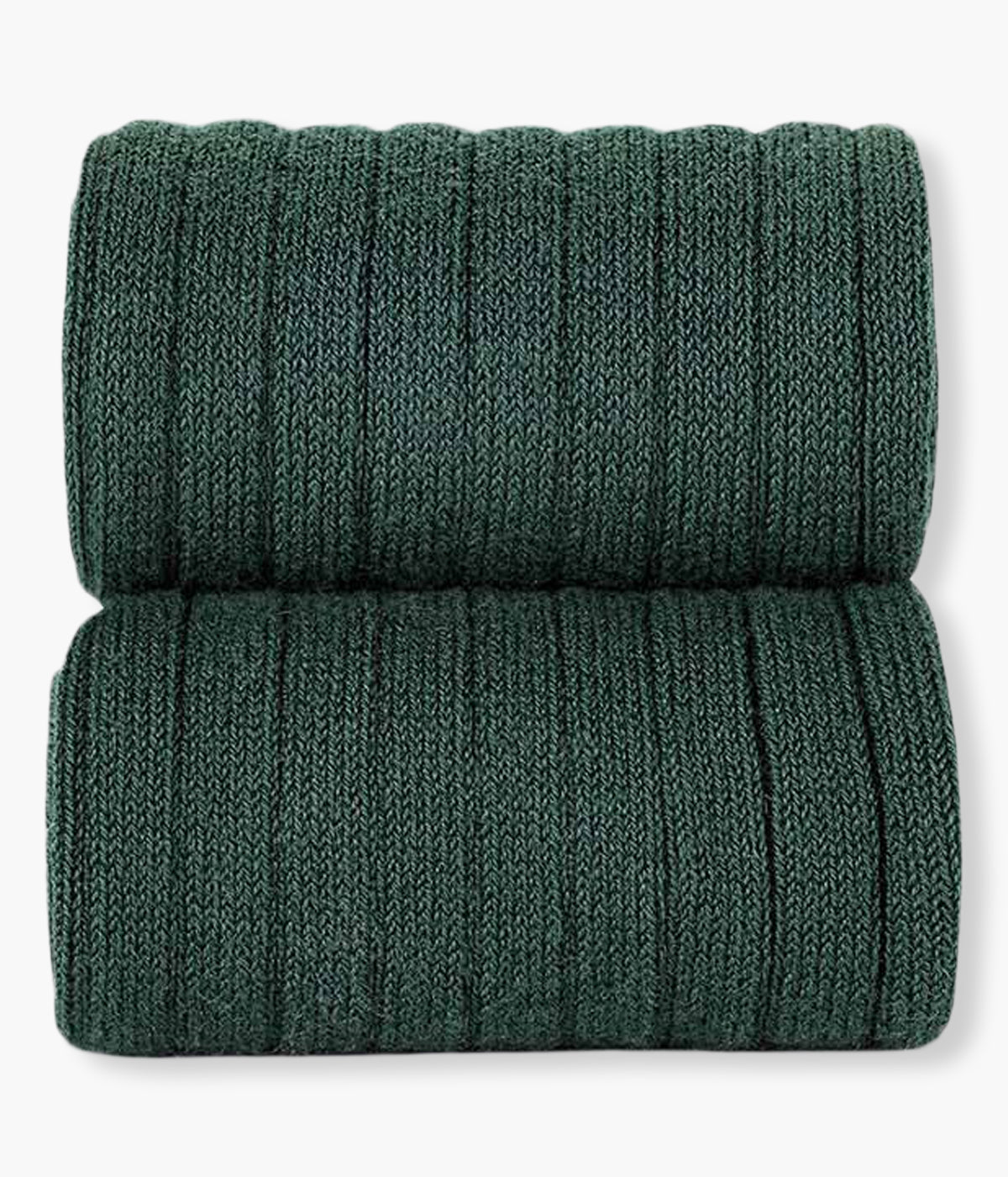 Meias pelo joelho caneladas em algodão anti-pilling de cor verde-garrafa (780 Verde Botella) da marca Cóndor para bebé e recém-nascido(a).