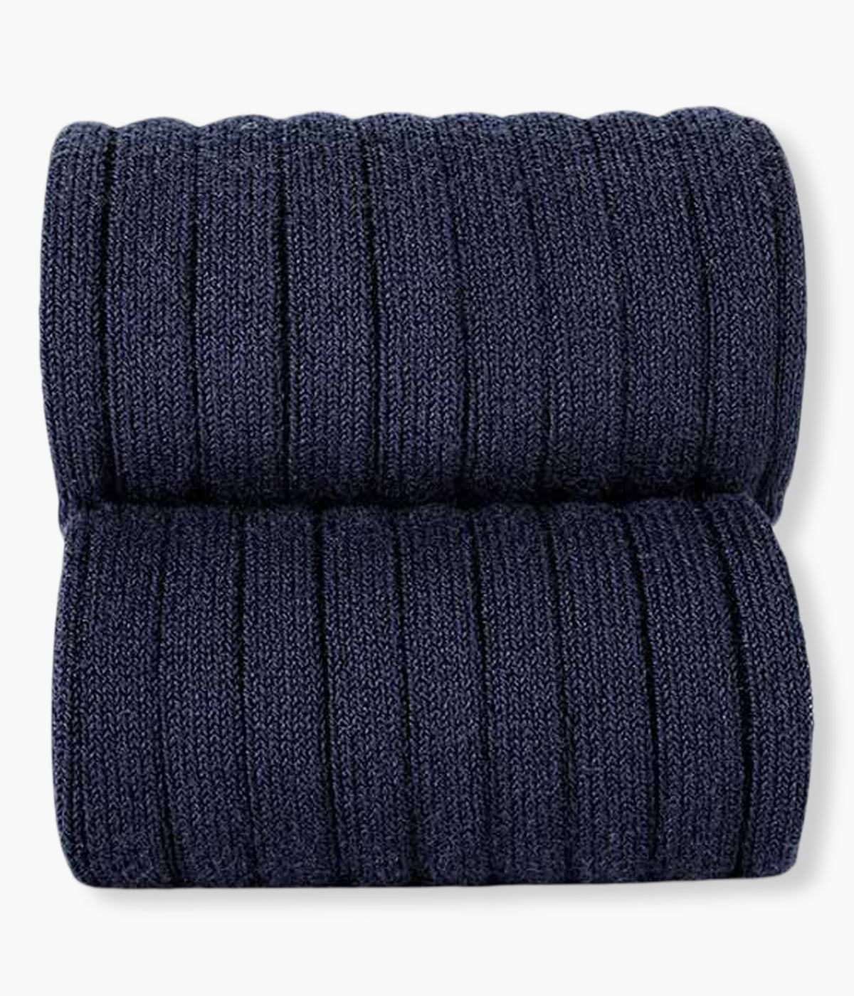 Meias pelo joelho caneladas em algodão anti-pilling de cor azul-marinho (480 Marino) da marca Cóndor para bebé e recém-nascido(a).