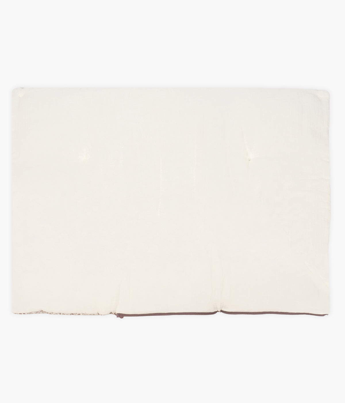 Saco manta Walking Mum Gala Cerise com padrão ramos em tons de cereja aberto com interior em pérola.