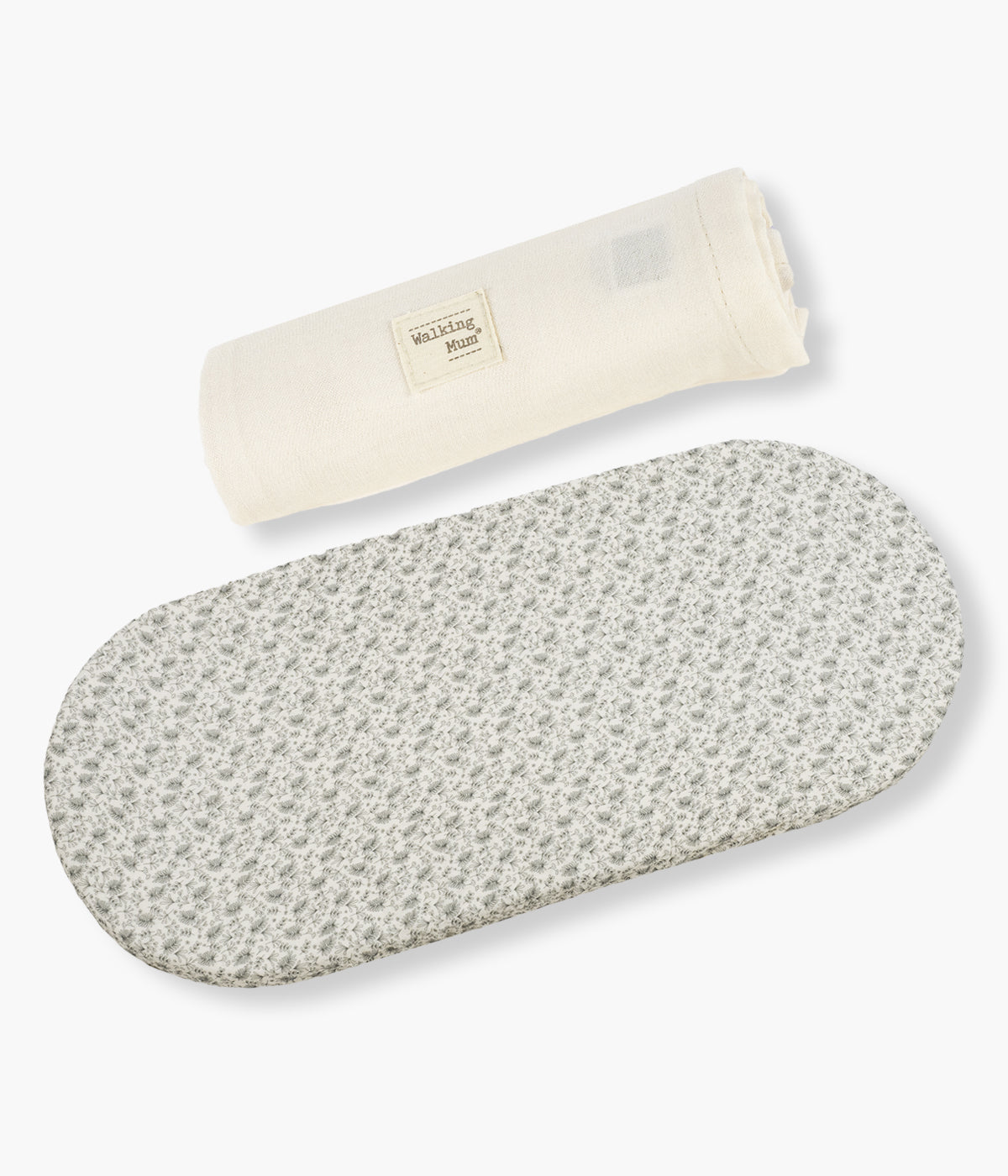 Swaddle e Forra Colchão Alcofa Walking Mum Gala Mint 2un