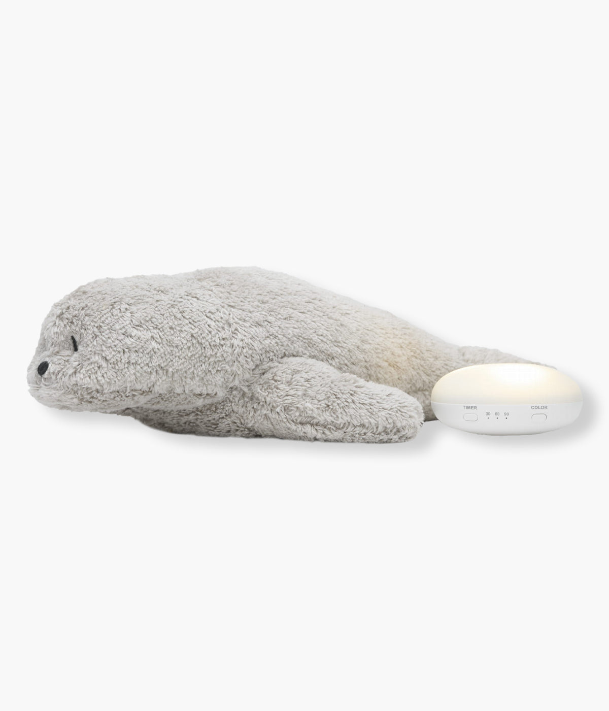 Olá! Eu sou a Foca Moonie Gray, a nova companheira de sono do seu bebé. Feita em algodão orgânico cinza, sou super macia, segura e ajudo o seu bebé a dormir melhor com sons naturais pink noise, luz de presença suave com 7 cores, gravador de voz e um sensor de choro inteligente que me ativa sempre que sou necessária. Juntos, vamos transformar noites e sestas em momentos de verdadeira tranquilidade.