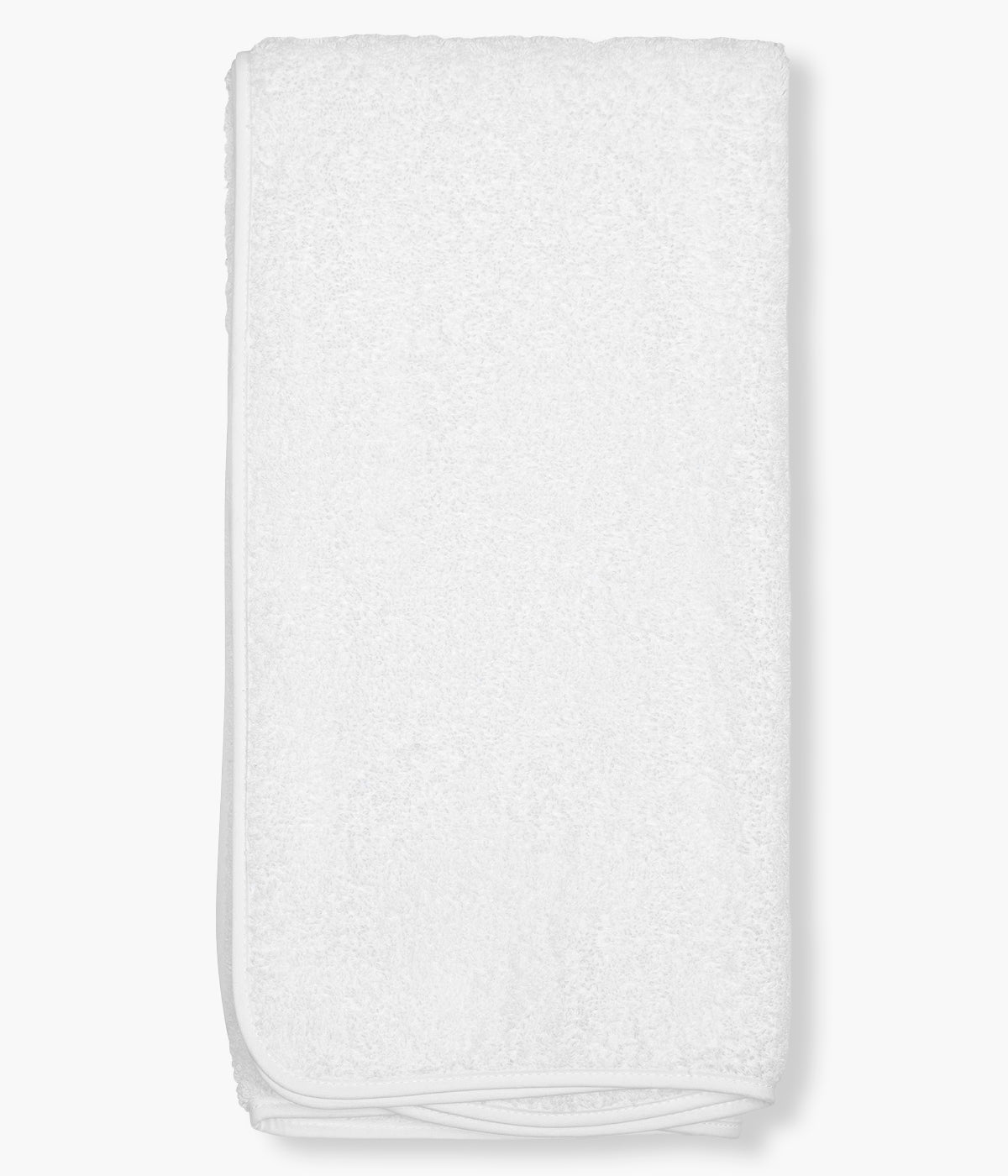 Toalha de banho da Baby Gi para bebé menina e recém-nascida, 100% algodão. Suave e absorvente toalha em turco branco com carapuço no canto com pintas bordadas de cor nude.