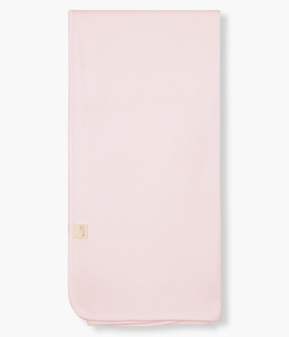 Fralda nude da Baby Gi para bebé menina e recém-nascida, 100% algodão. Detalhe no canto com tecido em piquet ondulado branco.