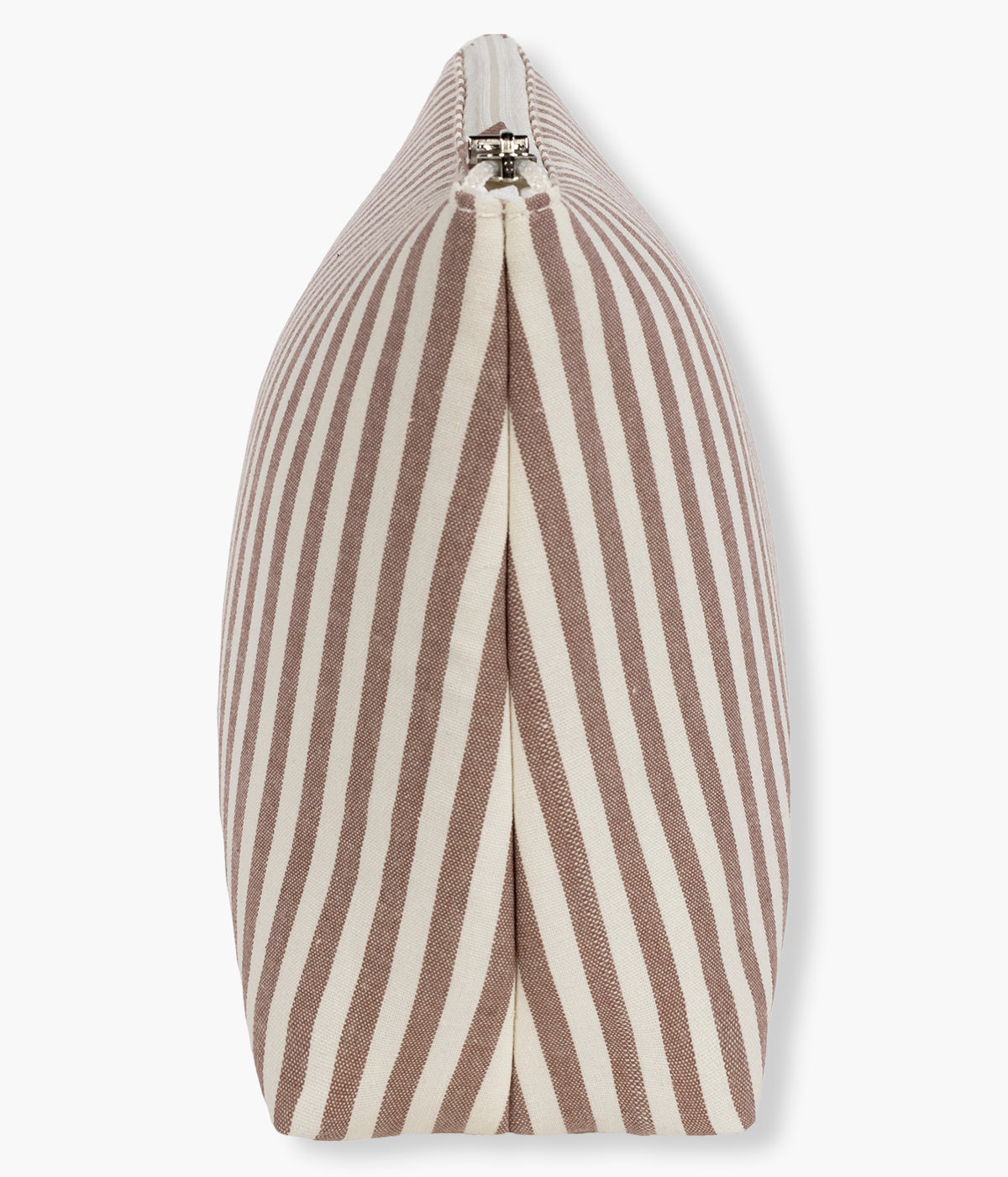 Necessaire para Bebé Walking Mum Praliné Strips Moka visto de lado.