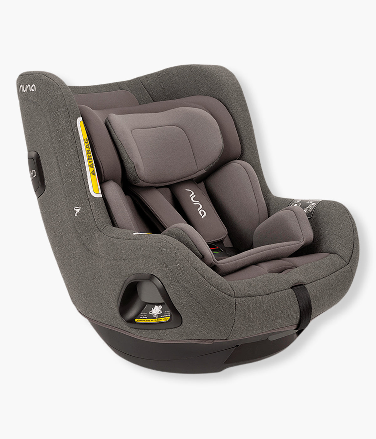 Vista lateral da Cadeira Auto Rotativa i-Size Nuna Todl Next Thunder